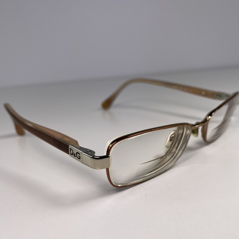 DOLCE & GABBANA DG 5096 1069 BRONZE GUNMETAL AUTHENTIC EYEGLASSES 49-16