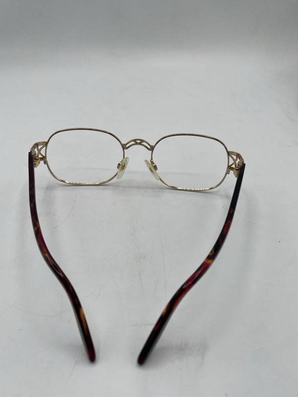 Paloma Picasso Gold Full Rim Eyeglasses FRAME ONLY #8602 880 Vintage Excellent gallery