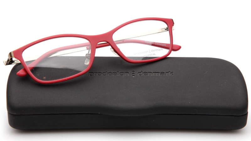 NEW PRODESIGN DENMARK 3174 c.4021 Red EYEGLASSES 50-16-135mm B32mm