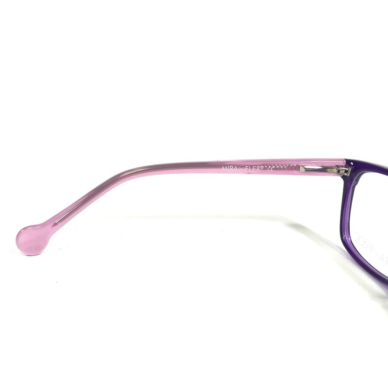 Miraflex Kids Eyeglasses Frames DCKO1 C.62 Purple Cat Eye Full Rim 49-16-130 gallery
