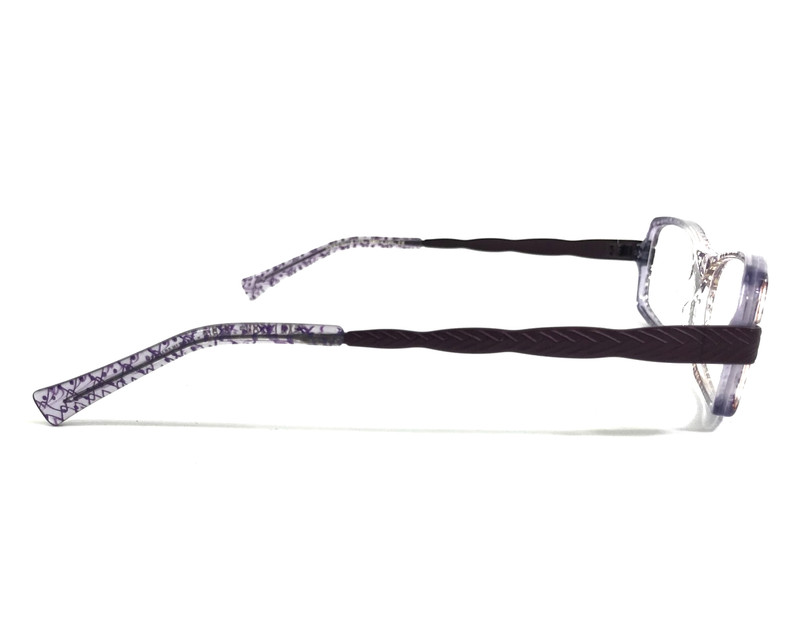 Jean Lafont Eyeglasses Frames GRAZIELLA 709 Purple Clear Lattice 56-14-140 gallery