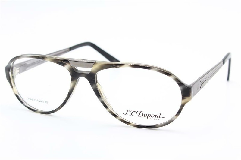 NEW S.T. DUPONT DP 91 C2 BROWN HAVANA AUTHENTIC FRAMES EYEGLASSES DP91 55-17