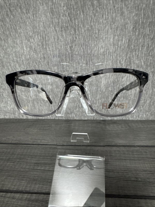 Flower Lucy Eyeglasses Frame 6010-019 Women’s Black Tortoise Full Rim 52-15-140