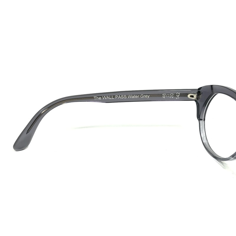 Struktur Eyeglasses Frames The WALL PASS Water Grey Clear Cat Eye 48-20-142 gallery