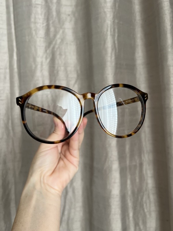 Stella McCartney Eyeglasses Round Tortoise Brown New Demo Big Oversized 5416-140 gallery