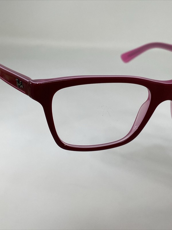 RAY-BAN JR RB1536 3761 NOS Cherry Red/Pink Eyeglasses Frame 48-16-130 gallery