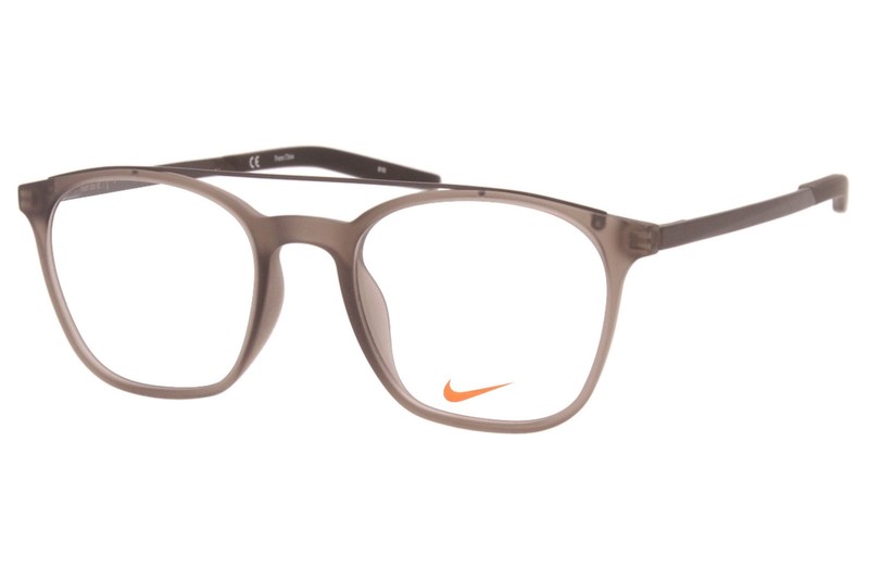 Nike 7281 206 Eyeglasses Men’s Matte Baraque Brown Full Rim Optical Frame 50mm