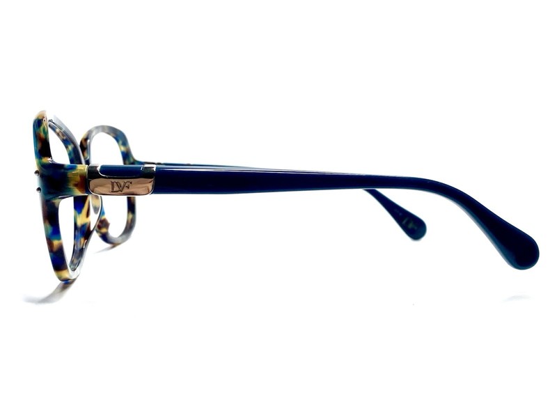 New Diane Von Furstenberg DVF Green Brown Tortoise Oval Glasses 57 16 135 gallery