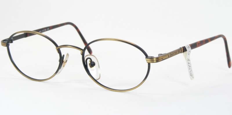 NOS Röhm Mod 3010 160 ANTIQUE BRONZE /BLACK EYEGLASSES Rohm 52-20-135mm (NOTES)