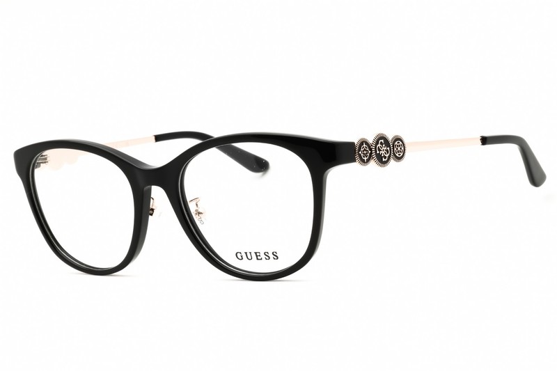 GUESS GU50255-001-52 Eyeglasses Size 52mm 18mm 140mm black Women