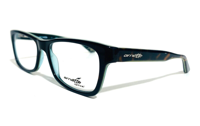 ARNETTE AN 7038 1103 DARK TORTOISE / GREEN AUTHENTIC EYEGLASSES RX 51-16-130 MM