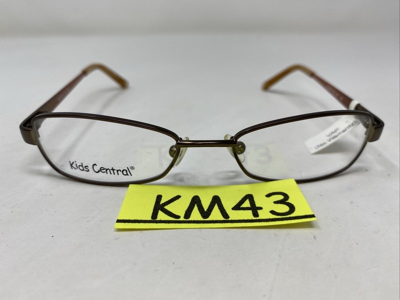 Kids Central KC1615 #1 47-17-125 Brown Metal Full Rim Eyeglasses Frame KM43 gallery