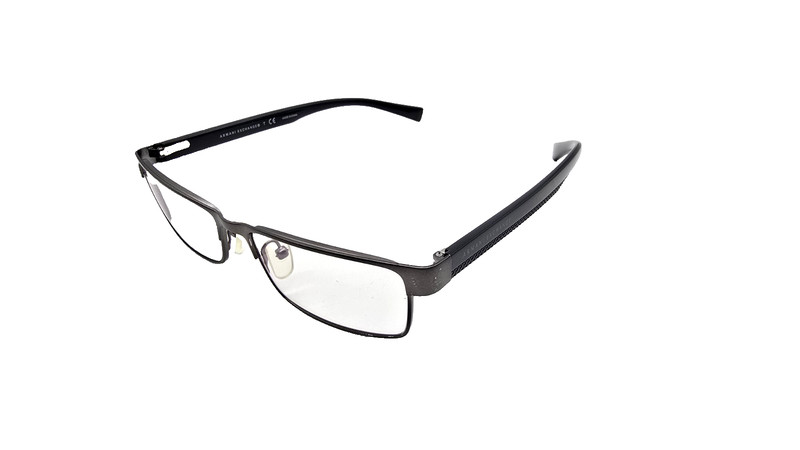 NEW ARMANI EXCHANGE AX 1009 6037 BLACK AUTHENTIC EYEGLASSES 53-16