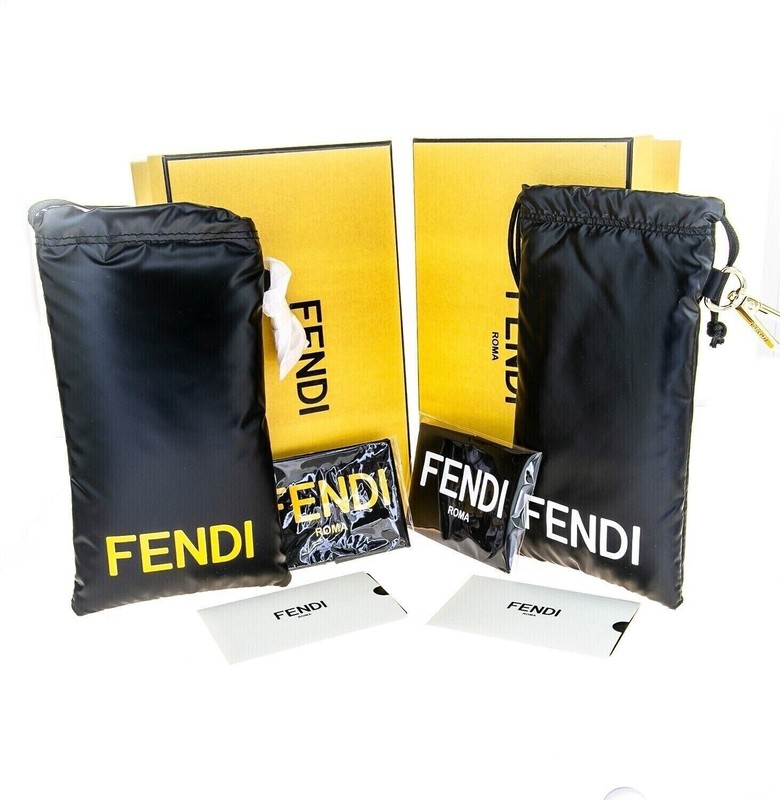 FENDI FENDIGRAPHY HOBO LOGO 50095 001 Black Eyeglasses Optical 53mm FE50095U gallery