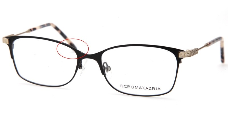NEW BCBGMAXAZRIA ANITA Black EYEGLASSES FRAME 52-16-130mm B36mm