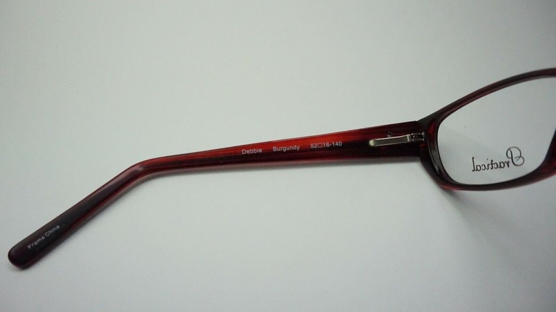 Lido West Practical EYEGLASSES Debbie Burgundy GLASSES FRAME 52-16-140 gallery