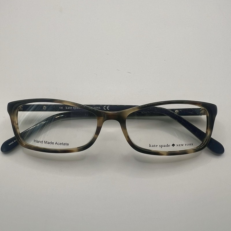 Kate Spade New York Agneta 01H6 Blue Tortoise Eyeglass Frames 50-15-135 Handmade gallery