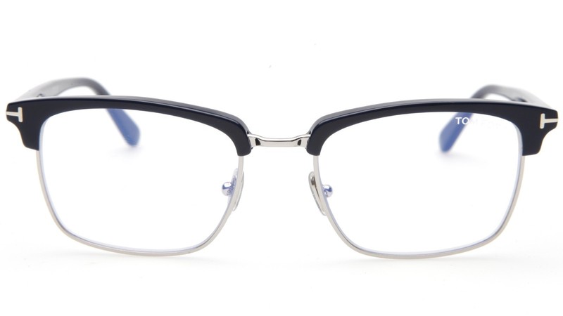 NEW TOM FORD TF5801-B 090 Blue Eyeglasses Frame 54-19-145mm B40mm Italy gallery
