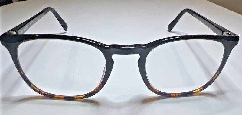 B.e Bio Eyes BE29 Spruce DTTG Full Eyeglass Frames Black Dark Tort 51-21-140 gallery