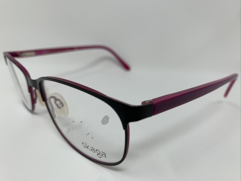 Skaga Eyeglasses Frames 3848 Lise 5501 54-15-135 Black Full Rim T651 gallery