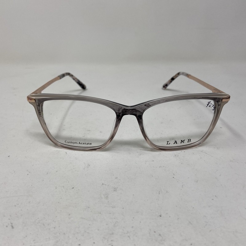 LAMB EYEWWEAR LA108 GREY ROSE GOLD 53-16-140 B:39 FLEX HINGE EYEGLASSES SR84