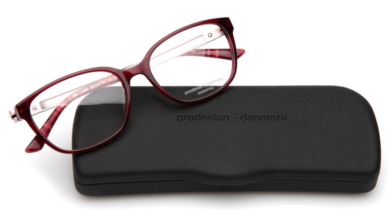 NEW PRODESIGN DENMARK 1794 c.4024 Red EYEGLASSES GLASSES 53-16-140mm