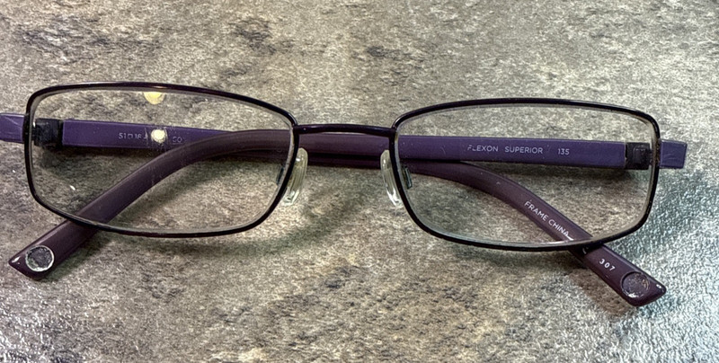 Flexon Superior 507 Eyeglass Frames Purple Full Rim Women’s 51-18-135-28mm