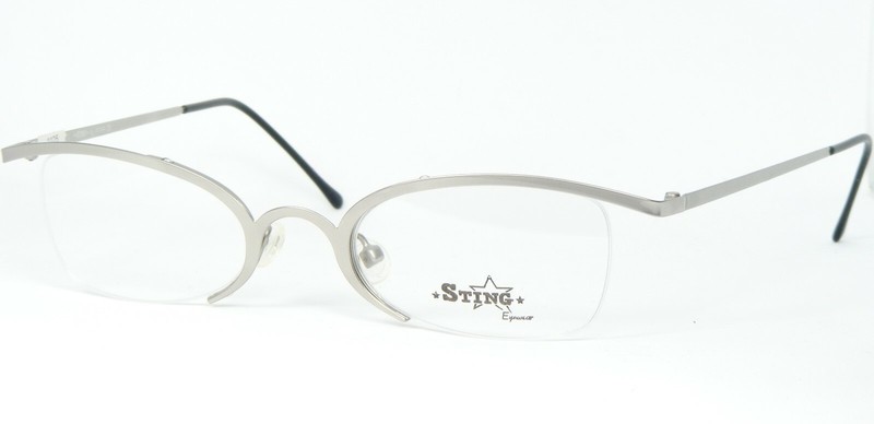 Vintage STING by ATAIR 3964 c.615 SILVER EYEGLASSES GLASSES FRAME 46-19-135mm