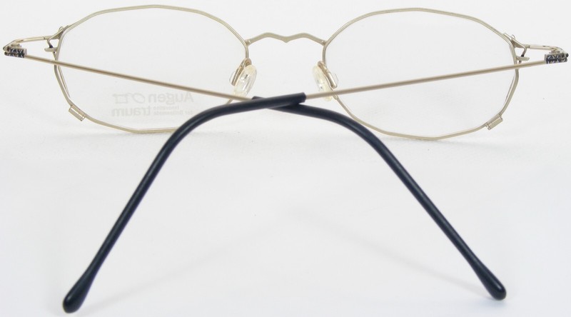 Vintage Augentraum 753 02 Pale Gold /Black /Other UNIQUE EYEGLASSES 46-19-140mm gallery