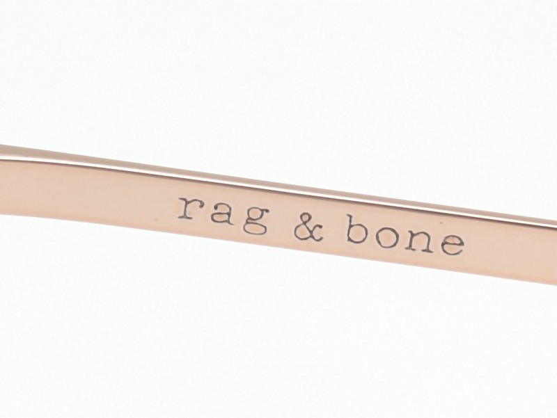 Rag & Bone RNB 3019 BQB Rose Gold Cream Women's Eyeglasses Frames 51-18-140 gallery