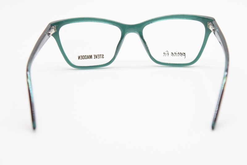 NEW STEVE MADDEN ROXANNNE EMERALD GREEN AUTHENTIC EYEGLASSES 49-15 gallery