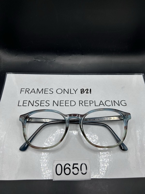Ray Ban RB 5417 8252 Eyeglasses Frame Only Blue/Green Tortoise 52-19-145