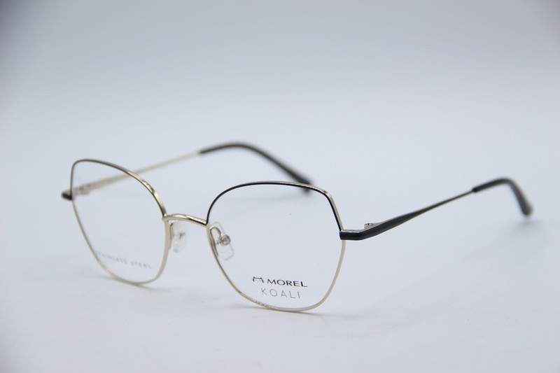 NEW MOREL 20094K ND07 BLACK GOLD AUTHENTIC EYEGLASSES 49-18