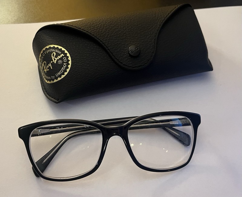 Ray Ban Glasses RB 5362 2034 Black-Transparent 54-17-140 w/ Case