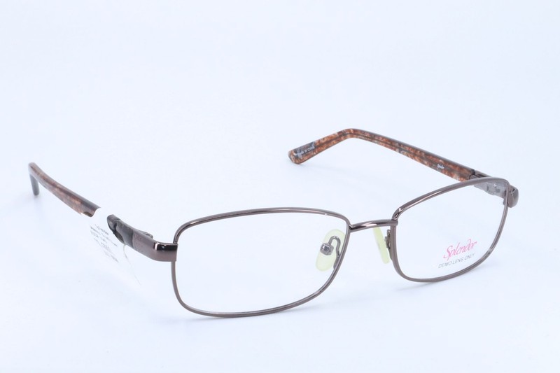 Splendor SP6001 Brown Rectangle Women Full Rim 55-17-135 Eyeglasses Frames gallery