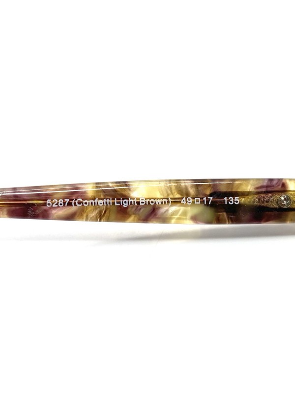 Coach Brown Clear Tortoise Cat Eye Glasses W Logo Temples HC6065 5287 49 17 135 gallery