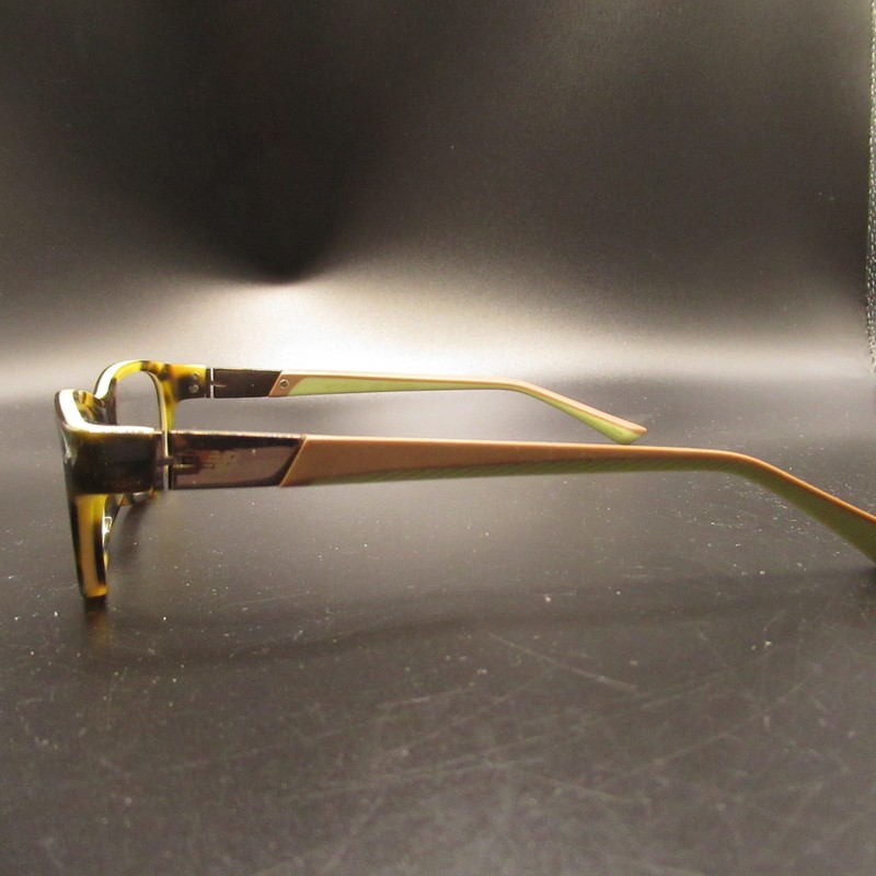 New Balance NB 106-1 Tortoiseshell Green 180 Degree Spring Hinge Eyeglass Frames gallery