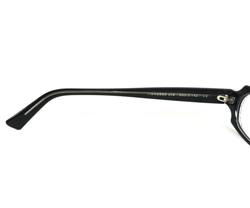 Jean Lafont Eyeglasses Frames TIGRESSE 009 Black White Clear Rectangle 50-15-142 gallery