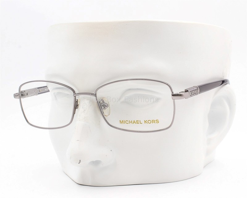 Michael Kors MK 362 033 Eyeglasses Glasses Silver Purple with Crystals 52-16-135