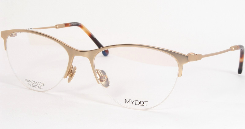 MyDot STUTTGART-1 Pale Gold UNIQUE PURE TITANIUM EYEGLASSES 55-18-137mm Japan