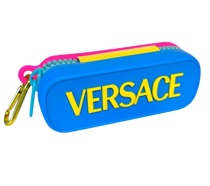 Versace Kids Eyeglasses VK 1002 1002 Glasses Shiny Gold 48mm w/case Kids Size gallery