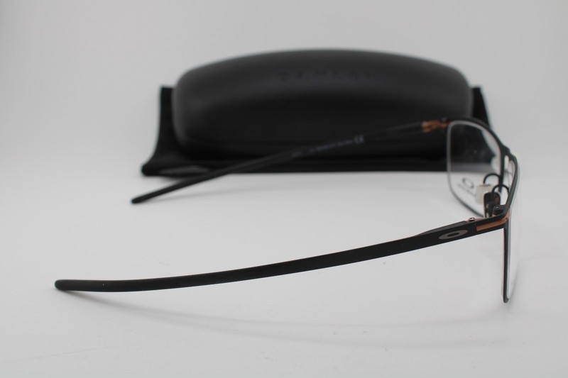 NEW OAKLEY TIE BAR OX5138-0157 BLACK AUTHENTIC FRAMES EYEGLASSES 57-16 gallery