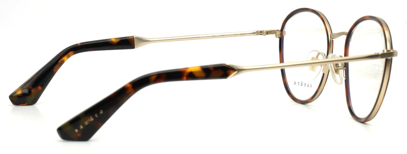 SANDRO SD4014 932 Tortoise Gold Womens Round Full Rim Eyeglasses 50-19-135 B:42 gallery