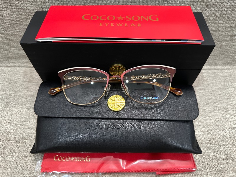 COCO SONG Frame LITTLE MARY Col. 4 CV174 Eye Glasses 53-16-140 Boutique Optical