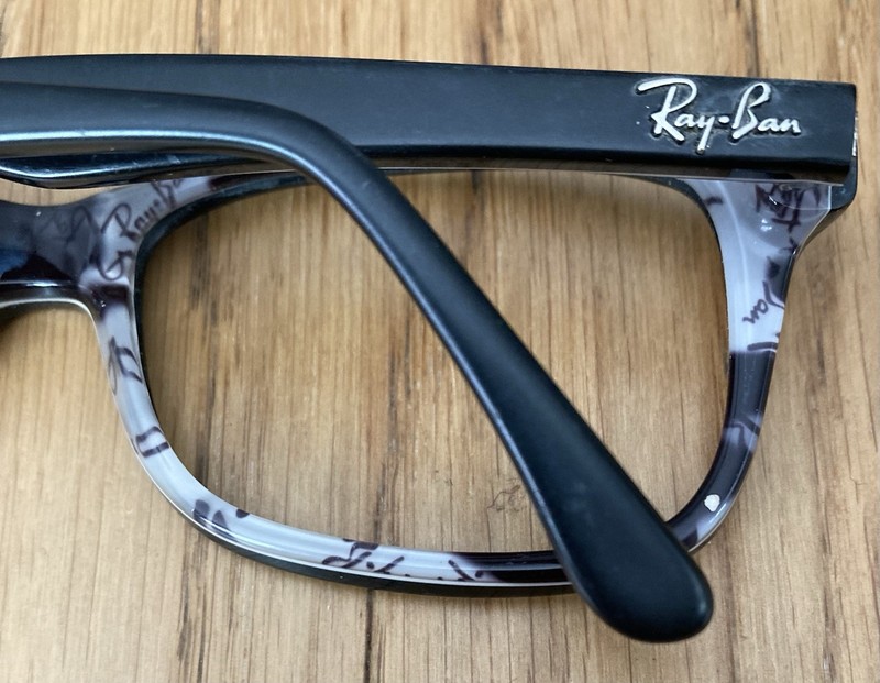 RAY BAN RB 5228 5405 BLACK AUTHENTIC EYEGLASSES 50-17 140 gallery