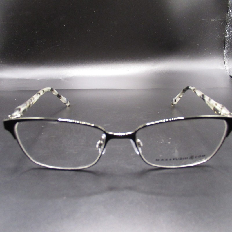 MAXSTUDIO.COM Women’s Eyeglass Frames Black White Gray Tortoise Full Rim