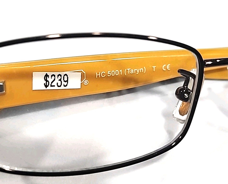 Coach HC5001 Taryn 9023 Dark Brown Metal Rectangle Eyeglasses 50-16 135 New gallery