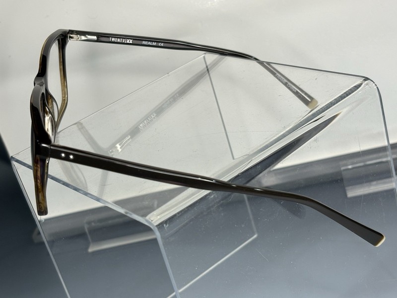 Twenty/XX Realm eyeglass Frames In Tortoise Brown Plastic Full Brim 55-17-145 gallery