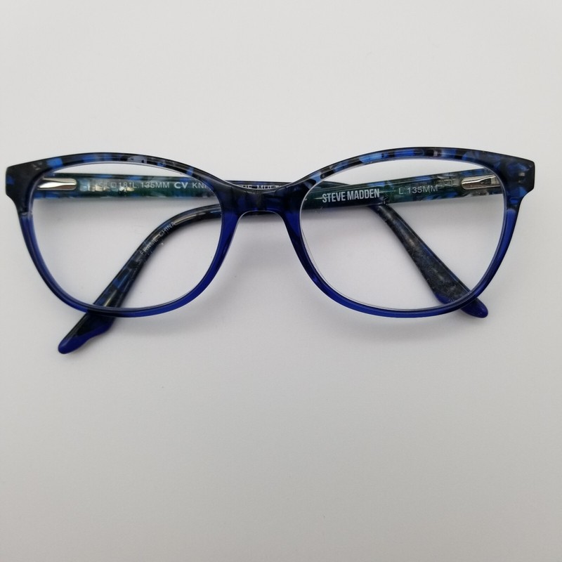 Steve Madden Knitted Blue Multi Fade 51/18/135 Flex Hinge Eyeglasses FRAMES ONLY