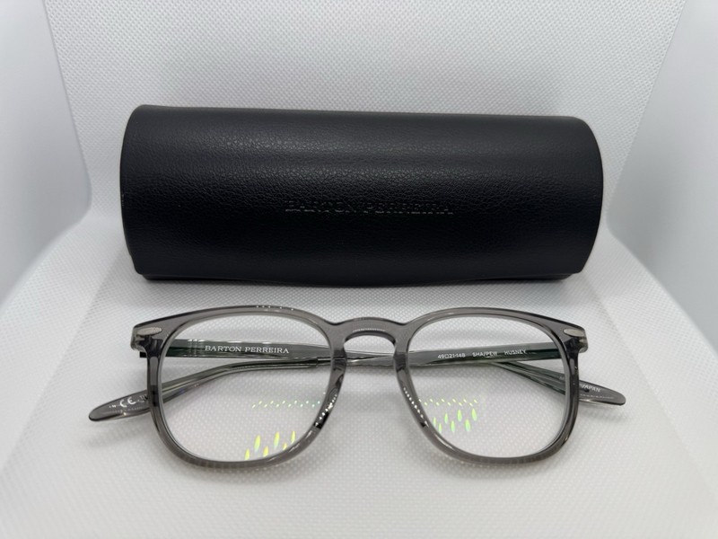 NWOT Barton Perreira Frames. Model: HUSNEY. Size: 49|21-148. Colorway SHA/PEW.